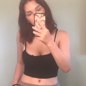 Trendy Black Bustier Top from YesStyle